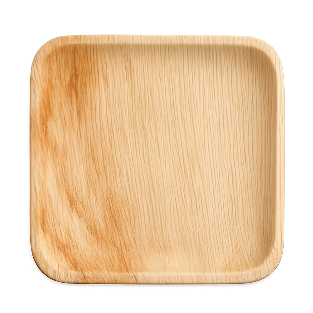 Areca premium series square plate